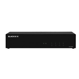 Black Box KVS4-2004D Secure KVM Switch, 4-Port, Dual Monitor DVI-I